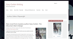 Desktop Screenshot of garycorbinwriting.com